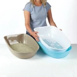 Trixie Berto Kattenbak Overdekt Met Zeef Scheidingssysteem Taupe - 59X39X42 CM -Winkel Voor Kattenbenodigdheden 1200x1200 850