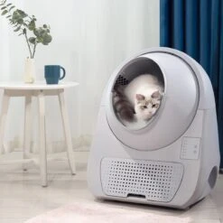 Catlink Smart Litter Box - Scooper Young - Zelfreinigende Kattenbak Zonder Wifi - Kleur Grijs -Winkel Voor Kattenbenodigdheden 1200x1200 887