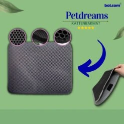 Professionele Kattenbakmat + Cadeau – Schoonloopmat Kattenbak – Katten Grit Opvanger – Dubbele Waterdichte Laag – Uitloopmat Kattenbak – Kattenverzorging – Kattenbak Accessoires - Gritmat – Kat Benodigdheden