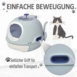 PawHut Kattentoilet Kattenbak Dakraam Bodembak Schep Draagbaar PP ABS D31-012 24 PawHut Kattentoilet Kattenbak Dakraam Bodembak Schep Draagbaar PP ABS D31-012 -Winkel Voor Kattenbenodigdheden 1200x1200 928