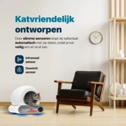 BOME Automatische Kattenbak - Zelfreinigende Kattenbak - Met App En Touchscreen - 65L -Winkel Voor Kattenbenodigdheden 1200x1200 930
