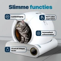 BOME Automatische Kattenbak - Zelfreinigende Kattenbak - Met App En Touchscreen - 65L -Winkel Voor Kattenbenodigdheden 1200x1200 931