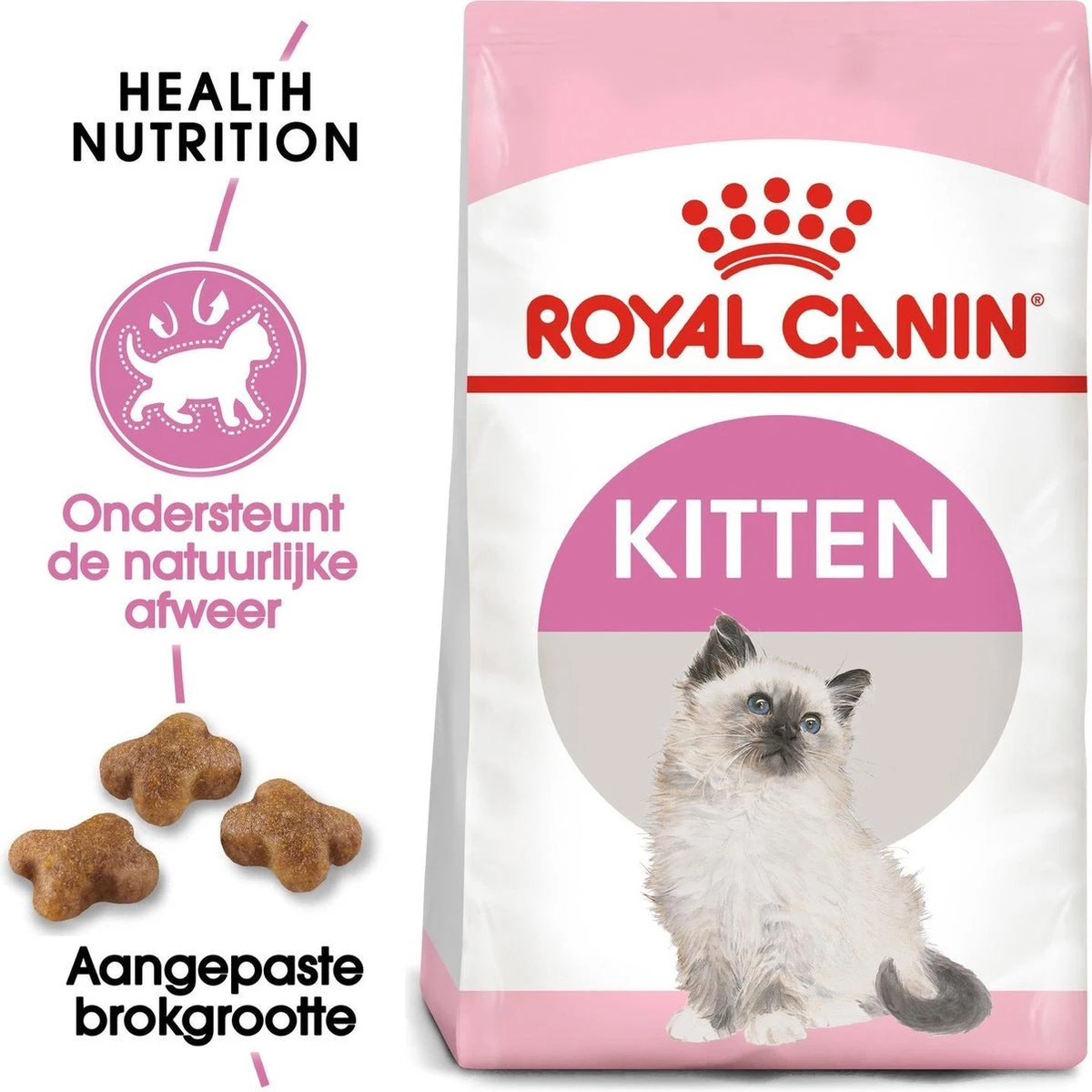 Royal Canin Kitten - Kittenvoer - 4 Kg 4 Royal Canin Kitten - Kittenvoer - 4 Kg - Afbeelding 2
