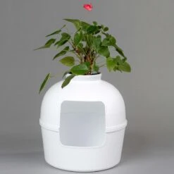 XXL Kattenbak – Verborgen Kattentoilet – Flower XXL Wit Voor Grote Katten Van RHRQuality -Winkel Voor Kattenbenodigdheden 1200x1200 974