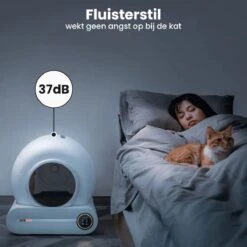 Dierboel Automatische Kattenbak - Zelfreinigende Kattenbak Met App - Ook Geschikt Voor Grote Katten 65L -Winkel Voor Kattenbenodigdheden 1200x1200 976