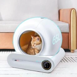 Dierboel Automatische Kattenbak - Zelfreinigende Kattenbak Met App - Ook Geschikt Voor Grote Katten 65L -Winkel Voor Kattenbenodigdheden 1200x1200 978