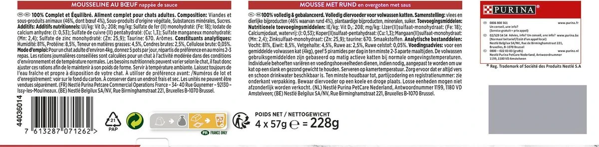 Gourmet Revelations Mousse - Kattenvoer Natvoer - Rund - 24 X 57 G 6 Gourmet Revelations Mousse - Kattenvoer Natvoer - Rund - 24 X 57 G - Afbeelding 4