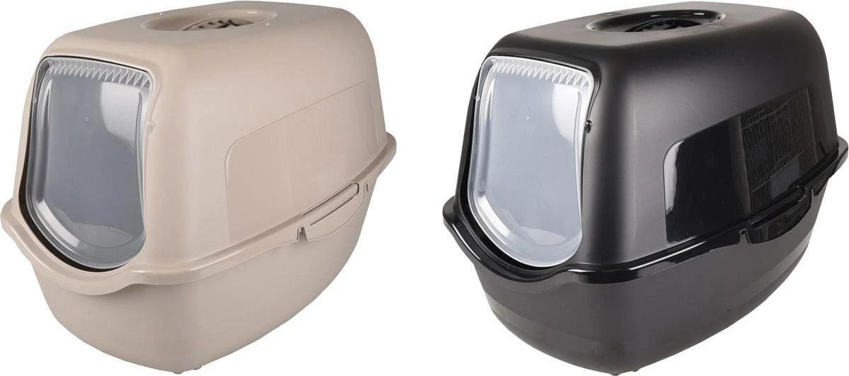 Kattenbak Lexie Zwart - Zwart - 39 X 56 X 39.5 Cm 4 Kattenbak Lexie Zwart - Zwart - 39 X 56 X 39.5 Cm - Afbeelding 2