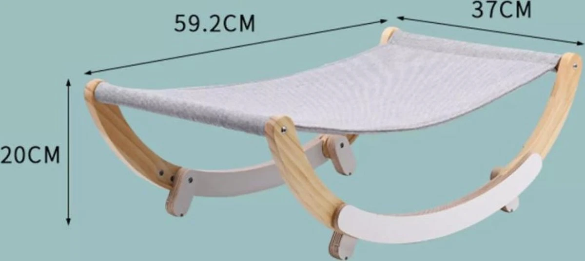 OEM 2 In 1 Multifunctionele Kat Hangmatten Bed Seat Stoel Schudbaar Ademend Anti Slip Kat Huis Thuis Lounger Stabiele Hout Shaker 8 OEM 2 In 1 Multifunctionele Kat Hangmatten Bed Seat Stoel Schudbaar Ademend Anti Slip Kat Huis Thuis Lounger Stabiele Hout Shaker - Afbeelding 6
