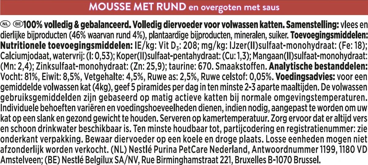 Gourmet Revelations Mousse - Kattenvoer Natvoer - Rund - 24 X 57 G 5 Gourmet Revelations Mousse - Kattenvoer Natvoer - Rund - 24 X 57 G - Afbeelding 3