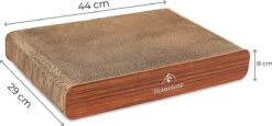 Pfotenolymp® Wandkrabplank / Krabmat - Wandkrabplank / Kattenkrabplank / Wandkrabmat (44cmx29cm) -Winkel Voor Kattenbenodigdheden 1200x559