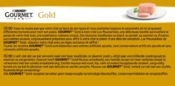 Gourmet Gold Mousse - Kattenvoer Natvoer - Met Tonijn, Lever, Kalkoen, Rund - 48 X 85 G -Winkel Voor Kattenbenodigdheden 1200x591