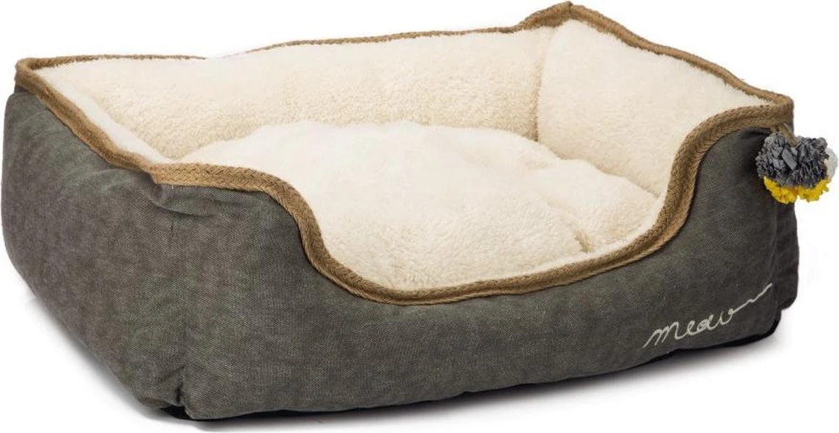 Designed By Lotte Asa - Kattenmand - Textiel - Grijs - 50x40x20 Cm 3 Designed By Lotte Asa - Kattenmand - Textiel - Grijs - 50x40x20 Cm