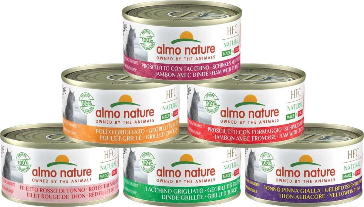 Almo Nature Natvoer Voor Katten - HFC Natural - 24 X 70g - Kippenborst - 24 X 70 Gram 3 Almo Nature Natvoer Voor Katten - HFC Natural - 24 X 70g - Kippenborst - 24 X 70 Gram