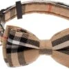 Kattenhalsband Ruit Met Strik | Halsband Kat | Kattenband | Kitten | Kattenbandje Met Veiligheidssluiting En Belletje | Kattenhalsbandje Met Strik In Dé Klassieke Beige Ruit -Winkel Voor Kattenbenodigdheden 1200x691 4