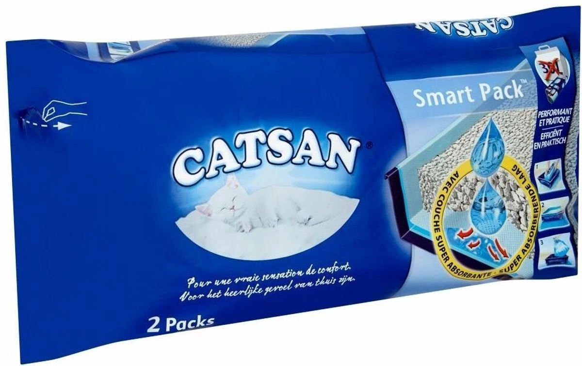 Catsan Smart Pack - Kattenbakvulling - 3 X 8 L 2 Catsan Smart Pack - Kattenbakvulling - 3 X 8 L