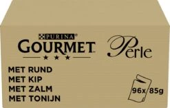 Purina One Gourmet Perle - Kattenvoer - Land En Zee - 96 X 85 Gram -Winkel Voor Kattenbenodigdheden 1200x762