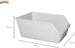 Pawise Kattenbak Open Met Hoge Rand Large -Winkel Voor Kattenbenodigdheden 1200x766 1