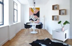 WONDERMAKE® Grote Kattenkast Houten Voor Kattenbak-box Kattentoilet, XL-kattenbak Dressoir Kastje, Designer Kattenhuis Met Kattenhol Kattenmand, Kasten Kast Voor Badkamer, 73,5 X 51,5 X 57 Cm, Wit -Winkel Voor Kattenbenodigdheden 1200x771