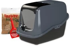 PeeWee Kattenbak EcoHus Startpakket - Antraciet - 56 X 39 X 38,5 Cm -Winkel Voor Kattenbenodigdheden 1200x780 7