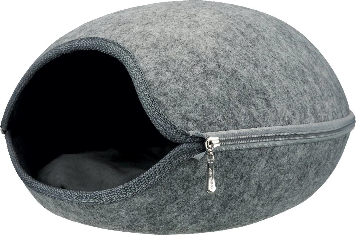 Trixie Relax Iglo Luna Lichtgrijs - 40X24X46 CM 6 Trixie Relax Iglo Luna Lichtgrijs - 40X24X46 CM - Afbeelding 4