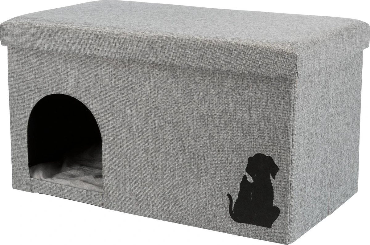 Trixie Kattenhuis Kimy Grijs 70X40X40 CM 3 Trixie Kattenhuis Kimy Grijs 70X40X40 CM