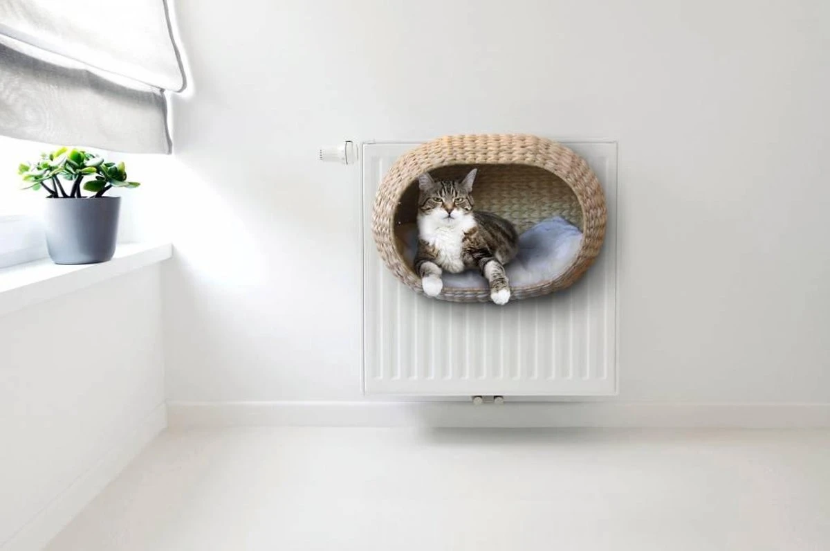 Ebi Radiator Sunrise Kattenmand - Incl. Kussen - Beige - 45 X 30 X 30 Cm 5 Ebi Radiator Sunrise Kattenmand - Incl. Kussen - Beige - 45 X 30 X 30 Cm - Afbeelding 3