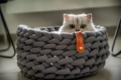 Djambo Kattenmanden, Gevlochten En Zachte Kattenbed, Comfortabel En Warm. -Winkel Voor Kattenbenodigdheden 1200x798 4