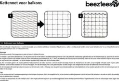 Beeztees - Kattennet - Voor Balkon - Transparant - 8x3 M -Winkel Voor Kattenbenodigdheden 1200x818