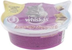 5x Whiskas Snack | Immune Support | Kattenvoer | Snoepjes | 5x 50gr | Omega 3 | Essentiële Vitaminen | Crunchy Buitenkant Met Romige Vulling | Kattensnoepjes -Winkel Voor Kattenbenodigdheden 1200x833