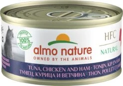 Almo Nature Natvoer Voor Katten - HFC Natural - 24 X 70g - Kip En Tonijn - 24 X 70 Gram -Winkel Voor Kattenbenodigdheden 1200x844 5