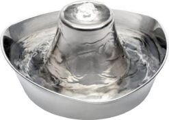 PetSafe® Seaside Stainless Steel Pet Fountain - RVS Drinkfontein Voor Katten En Kleine Honden - Water Borrelt Zacht Over De Toren - Door Het Design Van Alle Kanten Bereikbaar - 1,8 Liter - PetSafe Seaside -Winkel Voor Kattenbenodigdheden 1200x849 1