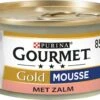 Gourmet Gold Mousse - Kattenvoer Natvoer - Zalm - 24 X 85 Gr -Winkel Voor Kattenbenodigdheden 1200x857 1
