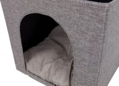 Trixie Kattenmand Iglo Ella Grijs - 33X33X37 CM -Winkel Voor Kattenbenodigdheden 1200x867 1