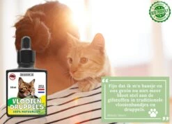 Natuurlijke Vlooiendruppels Voor Katten - Vanaf 4 Kg - 100% Natuurlijk - Vlooien - Zonder Giftige Pesticiden - 30 Ml - Speciale Formule Voor Katten - Vachtdruppels - Made In Holland -Winkel Voor Kattenbenodigdheden 1200x872 1
