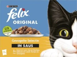 Felix Original Gevogelte Selectie In Saus - Katten Natvoer - 48 X 85g