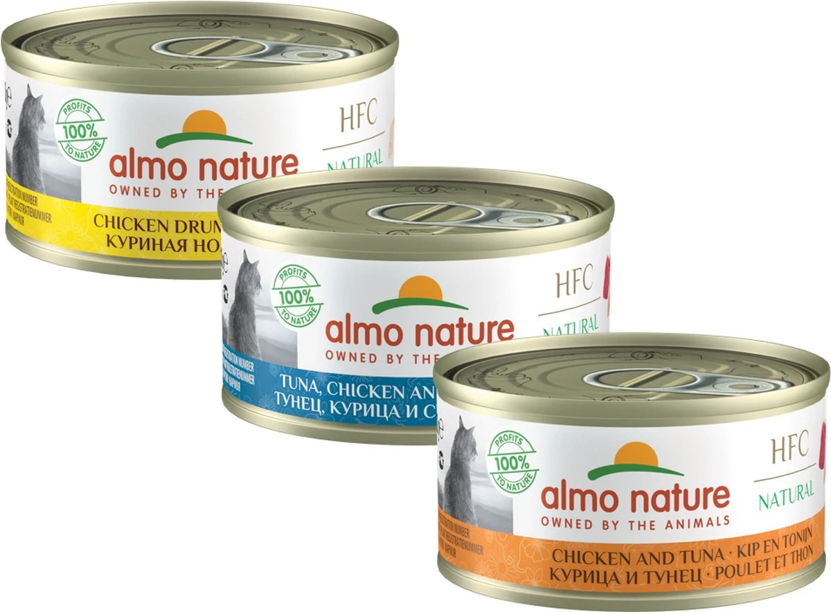 Almo Nature Natvoer Voor Katten - HFC Natural - 24 X 70g - Kippenborst - 24 X 70 Gram 12 Almo Nature Natvoer Voor Katten - HFC Natural - 24 X 70g - Kippenborst - 24 X 70 Gram - Afbeelding 10