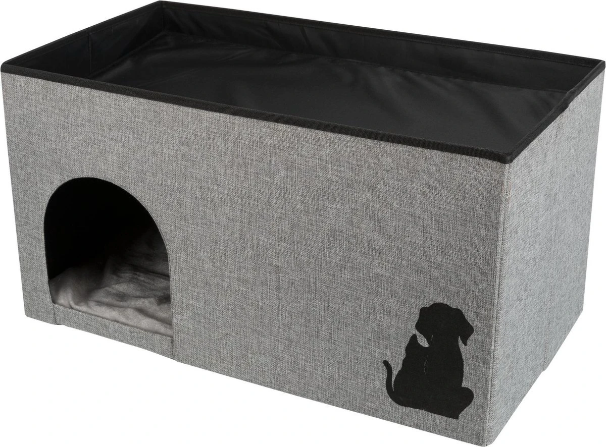 Trixie Kattenhuis Kimy Grijs 70X40X40 CM 6 Trixie Kattenhuis Kimy Grijs 70X40X40 CM - Afbeelding 4