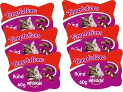 Whiskas Temptations 60 G - Kattensnack - 6 X Rund&Vlees 7 Whiskas Temptations 60 G - Kattensnack - 6 X Rund&Vlees -Winkel Voor Kattenbenodigdheden 1200x894 1