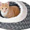 Trixie Kattenmand Iglo Kaline Grijs / Creme - 41X35X26 CM -Winkel Voor Kattenbenodigdheden 1200x898 1
