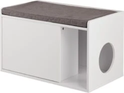 Relaxdays Kattenbak Ombouw - Met Zitkussen - Kattenhuis Wit - Kattenmeubel - Kattenkast 20 Relaxdays Kattenbak Ombouw - Met Zitkussen - Kattenhuis Wit - Kattenmeubel - Kattenkast -Winkel Voor Kattenbenodigdheden 1200x898 4