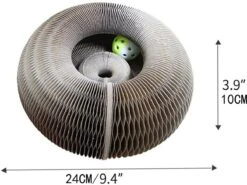 Magic Organ Cat Scratching Board Speelgoed |Magic Krab Karton Krabmat Voor Katten Design Krabkarton Voor Katten 2in 1 Met Speelgoed Balletje- Kattenspeeltjes - Alternatief Voor De Katten Krabpaal - Kattenspeelgoed -TikTok - TikTok Made Me Buy It -Winkel Voor Kattenbenodigdheden 1200x899 4