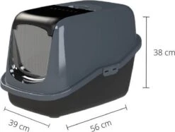 PeeWee EcoHus Kattenbak - Antraciet - 56 X 39 X 38 Cm 13 PeeWee EcoHus Kattenbak - Antraciet - 56 X 39 X 38 Cm -Winkel Voor Kattenbenodigdheden 1200x909 3