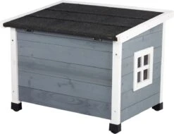 MyMax Kattenhuis - Hout - Openslaand Bitumen Dak - Kattenhuis Voor Buiten - Kattenhok - Kattenhuisje Hout - Grijs - 57*45*43CM -Winkel Voor Kattenbenodigdheden 1200x921 1