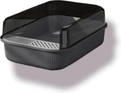 Merkloos Kattenbak - Zwart - Open - Incl. Schep - Modern - Hip - Trendy - Design Kattenbak -Winkel Voor Kattenbenodigdheden 1200x923 3