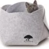 Djambo Grijs Kattenmand Vilt Met 1 Zacht Kussen - Elegant En Praktisch Kattenbed - Comfortabel En Origineel Design 1 Djambo Grijs Kattenmand Vilt Met 1 Zacht Kussen - Elegant En Praktisch Kattenbed - Comfortabel En Origineel Design -Winkel Voor Kattenbenodigdheden 1200x930