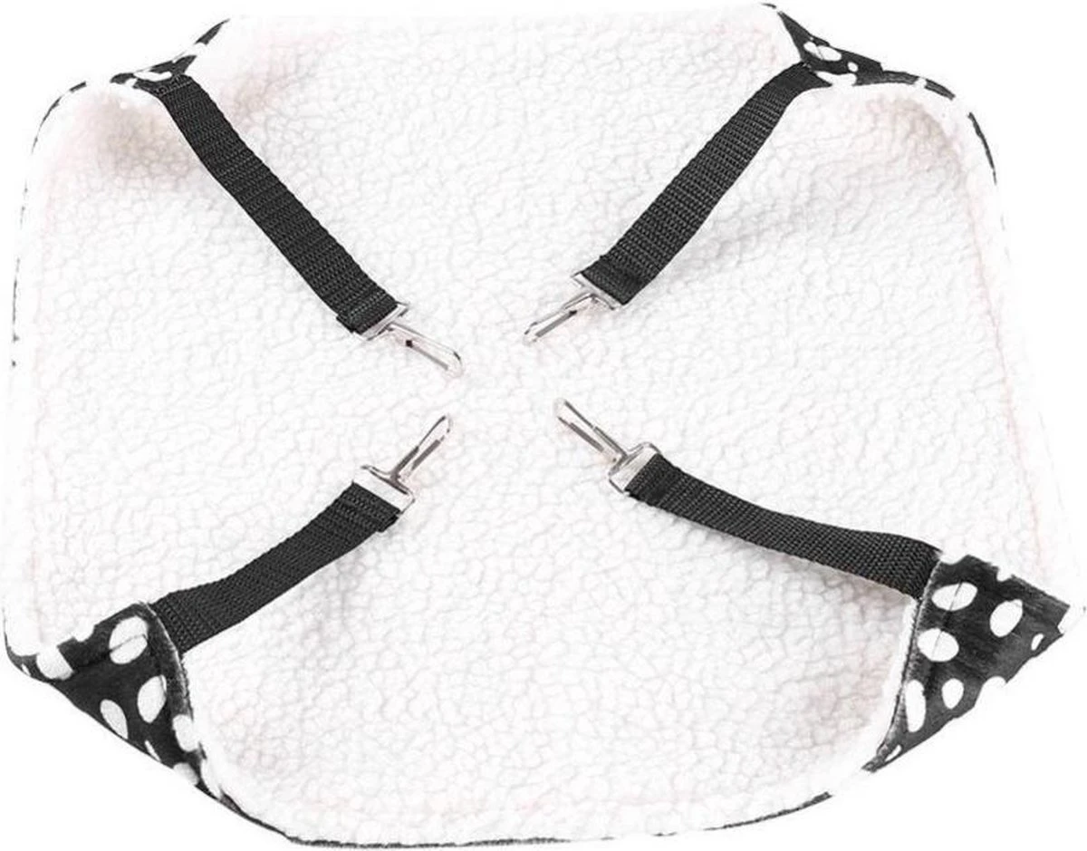 Merkloos Dieren Hangmat - Hangende Mat Deken Speeltje Voor Fret / Konijn / Cavia / Hamster / Rat / Chinchilla - Katten Kooi Hangmat 5 Merkloos Dieren Hangmat - Hangende Mat Deken Speeltje Voor Fret / Konijn / Cavia / Hamster / Rat / Chinchilla - Katten Kooi Hangmat - Afbeelding 3