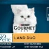 Gourmet Perle Duo – Kattenvoer Natvoer – Met Kip En Rund, Kalkoen En Lam, Kalf En Eend, Konijn En Wild – 48 X 85 Gr