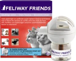 Feliway Friends - Startset - 1 Verdamper Met 1 Vulling - 48 Ml - Anti-conflict Voor Katten -Winkel Voor Kattenbenodigdheden 1200x955 1