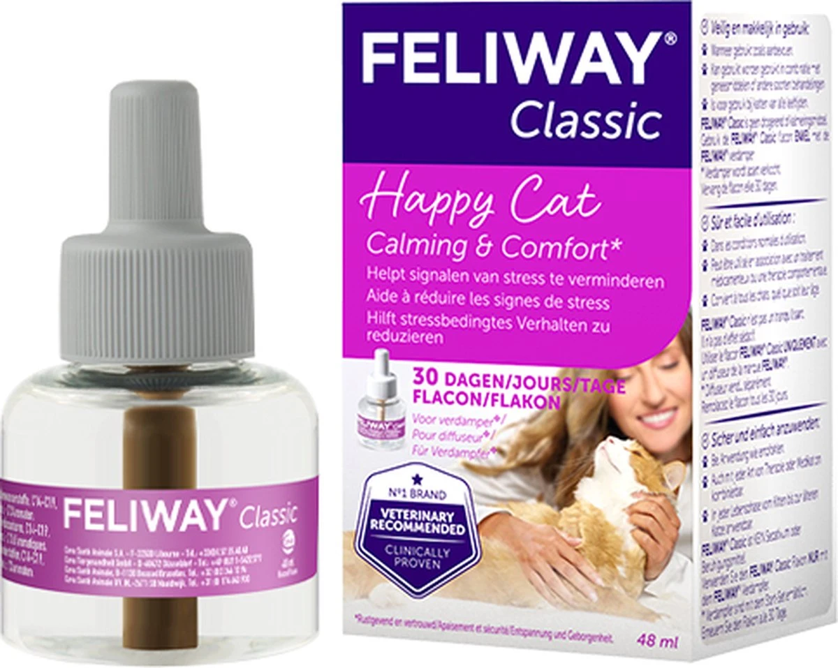 Feliway Classic - Navulling - 48 Ml - Anti-stress Kat 13 Feliway Classic - Navulling - 48 Ml - Anti-stress Kat - Afbeelding 11